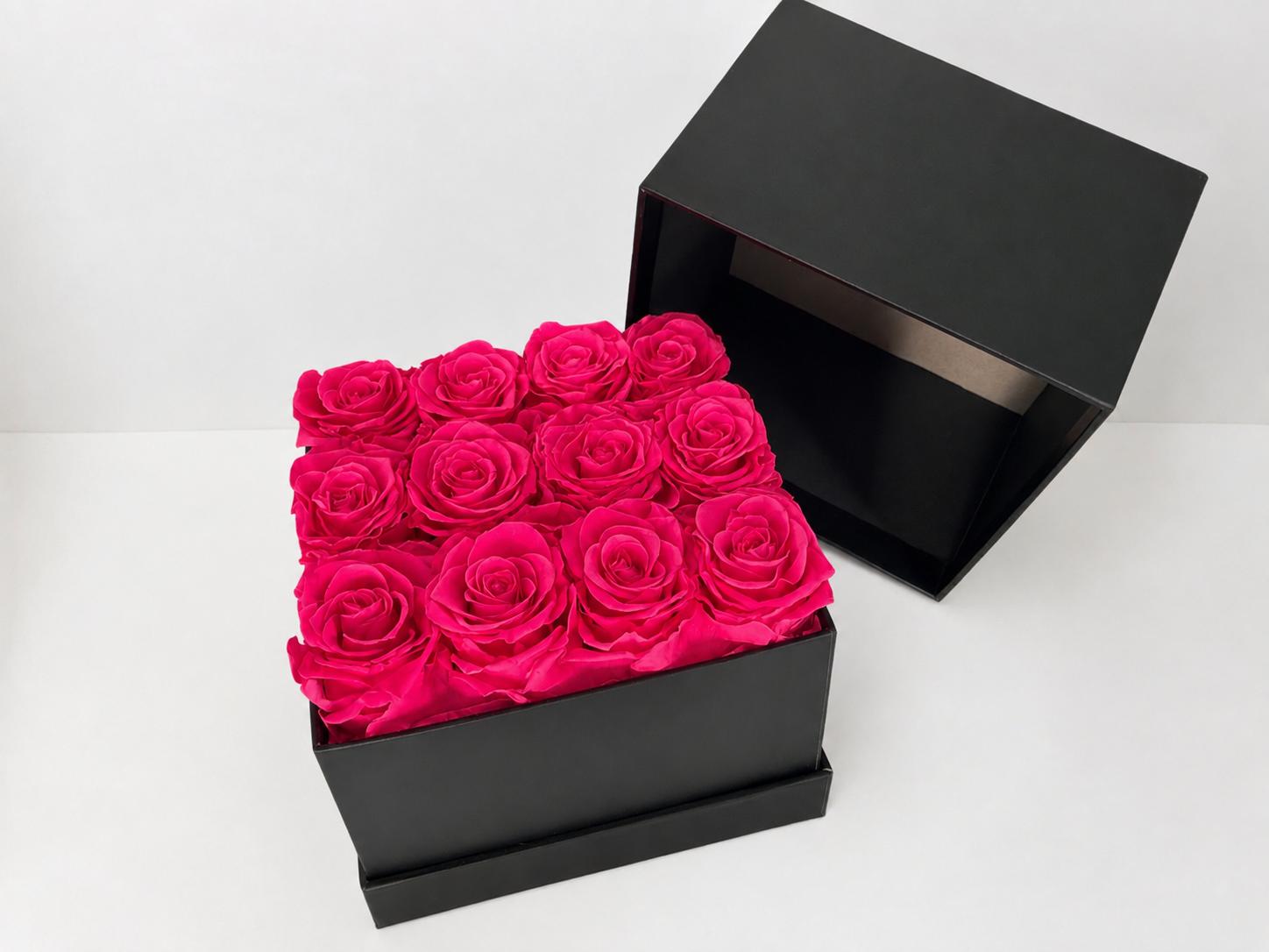 12 Roses - Square Box