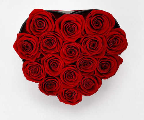 16 Roses - Heart Box