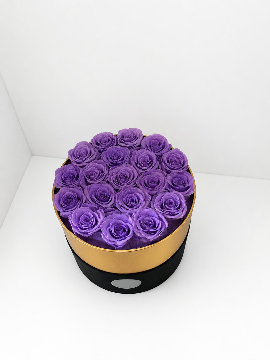 19 Roses - Round Box