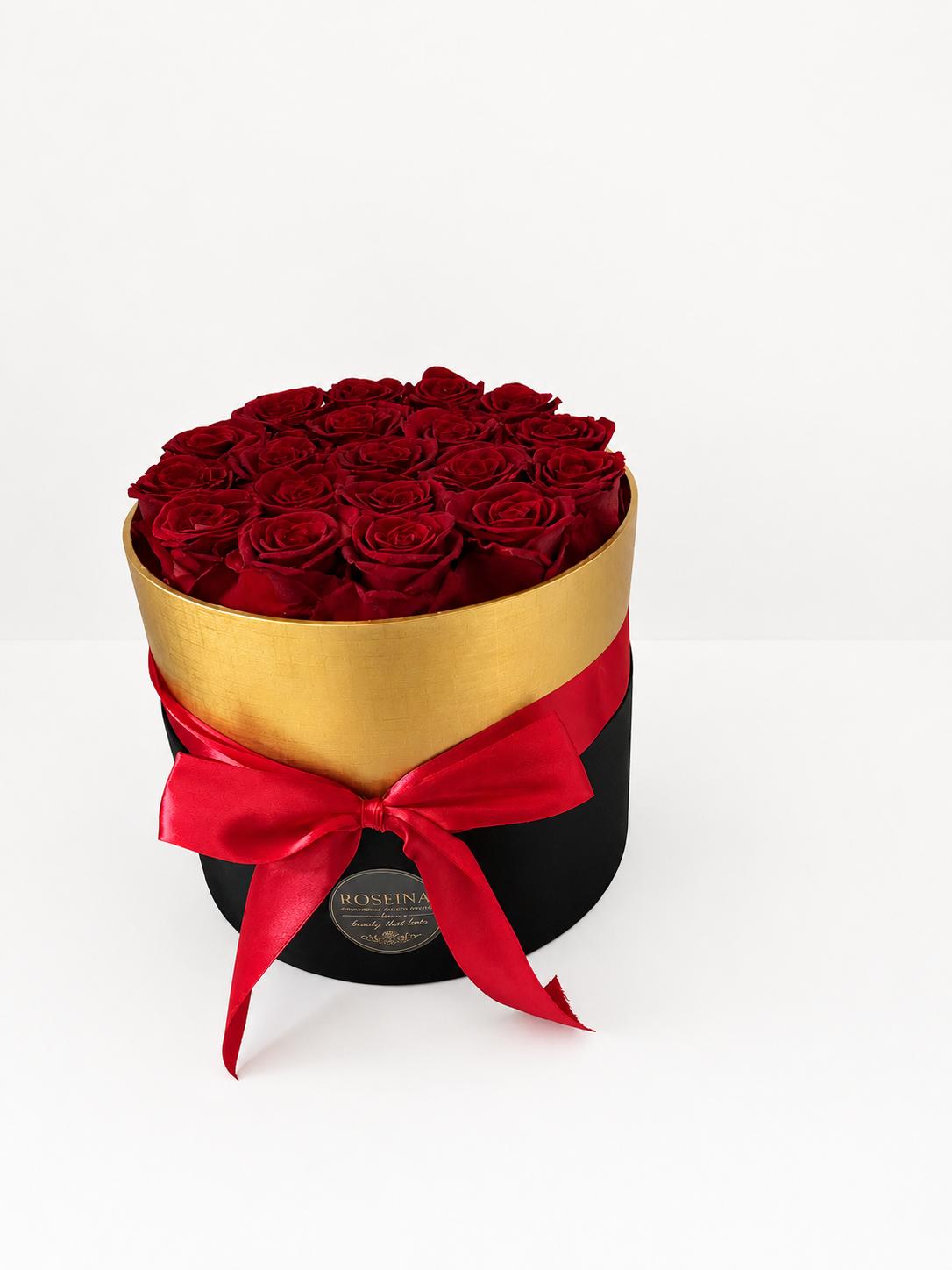 19 Roses - Round Box