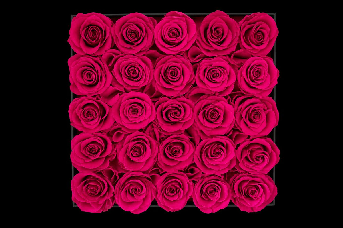 25 Roses - Square Box