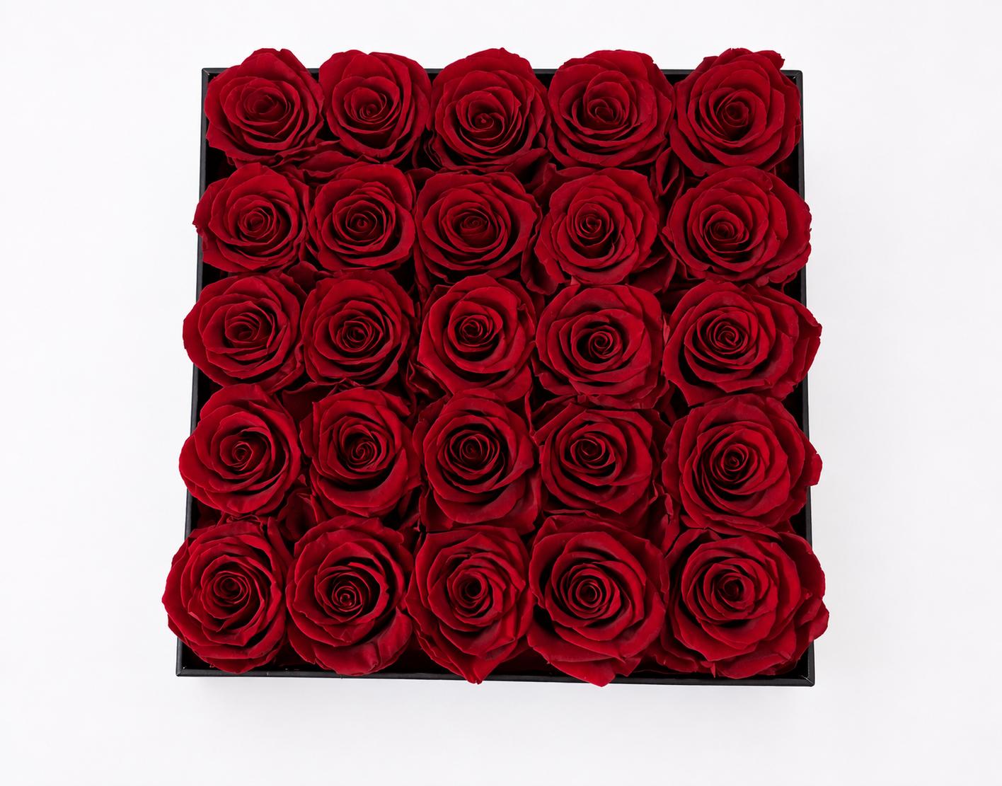 25 Roses - Square Box