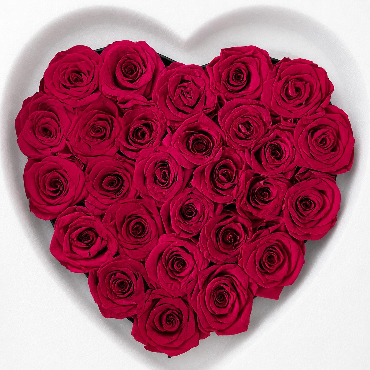 27 Roses - Heart Box