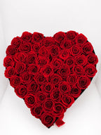 50 Roses - Heart Box
