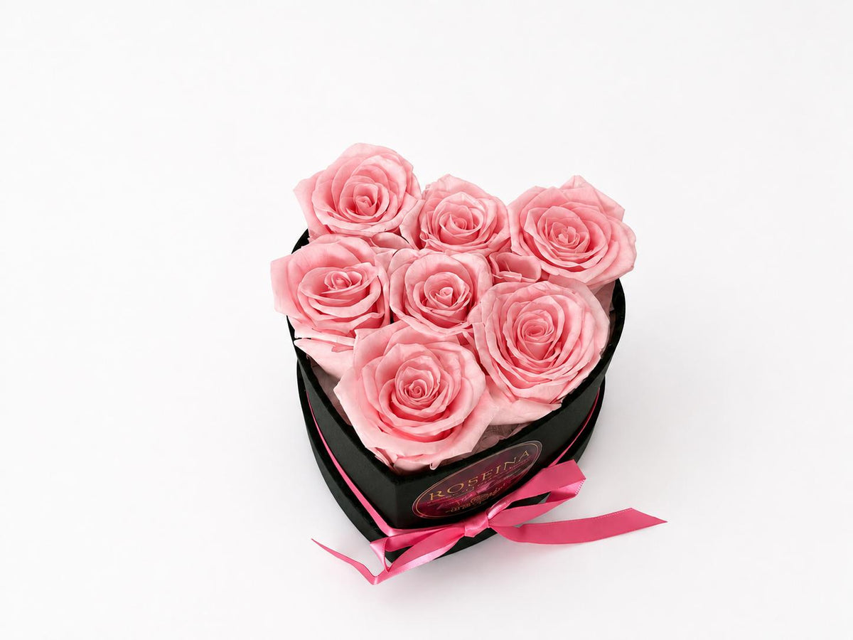 7 Roses - Heart Box