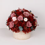 Round Travertine Vase Luxury Collection