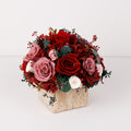 Square Travertine Vase Luxury Collection