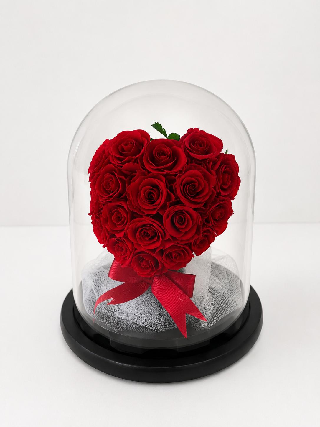 Rose in Glass Dome