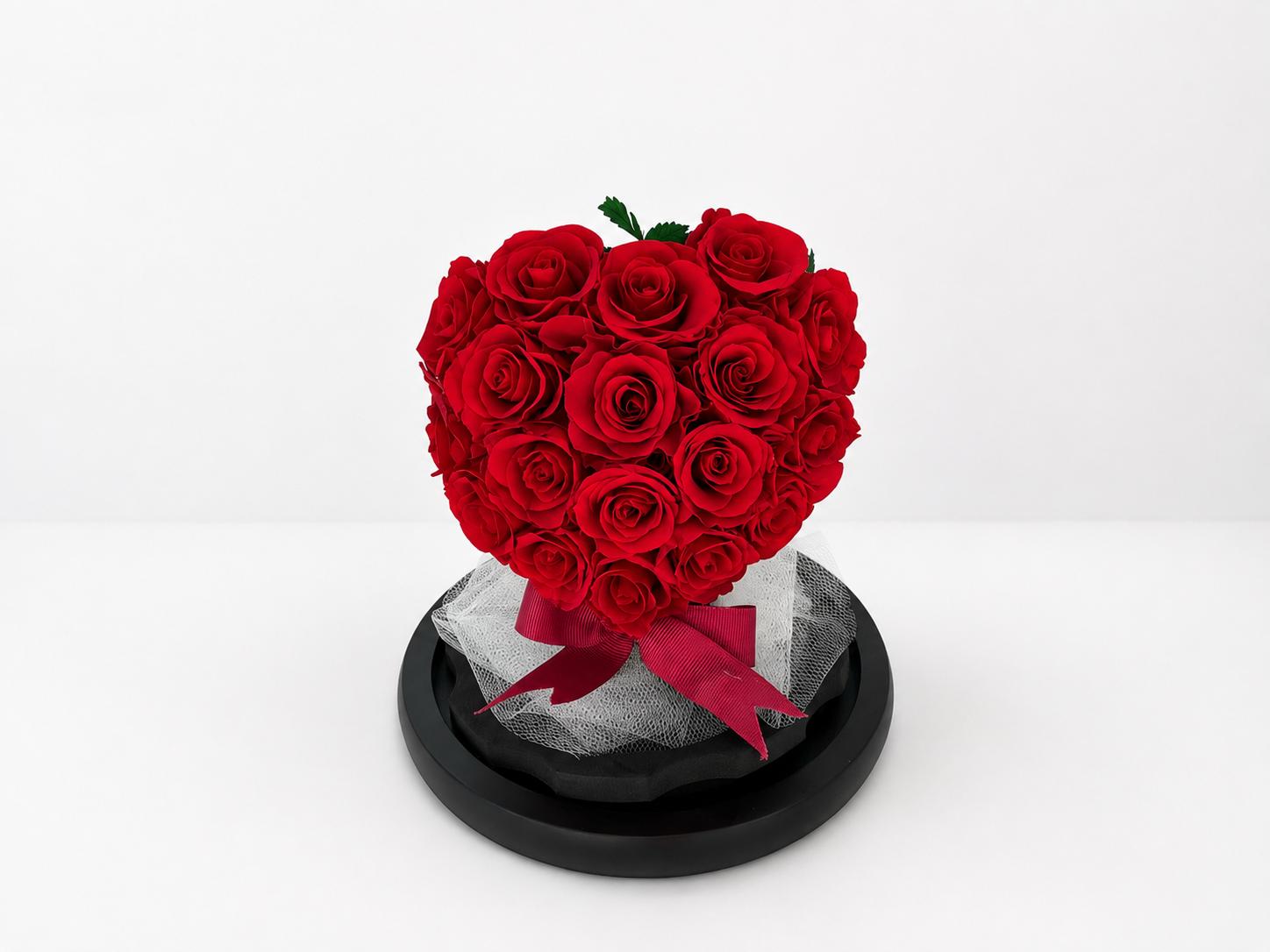 Rose in Glass Dome